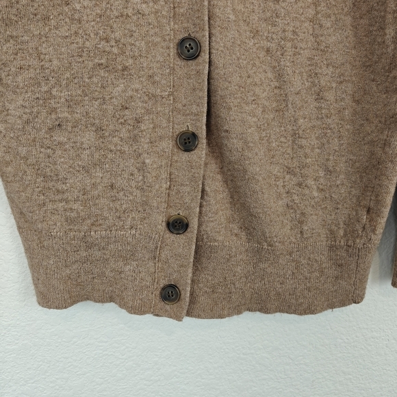 J. Crew Long Sleeve V Neck Button Up Wool Blend Light-Weight Cartigan XS - Picture 5 of 9
